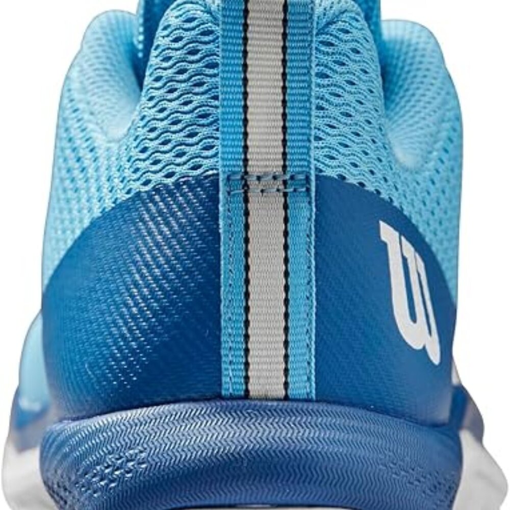 Wilson Women's White Blue Rush Pro Lite OrthoLite Tennis Shoes Size 8 - Picture 7 of 12